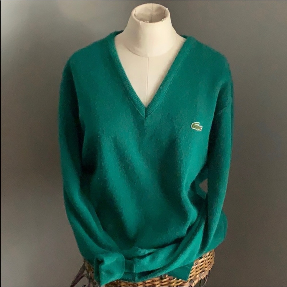 Vintage Izod Lacoste Grandpa Pullover Sweater M